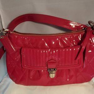 Coach Hot Pink Poppy Pantent Crossbody
